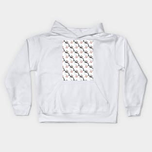 Puffin Pattern Kids Hoodie